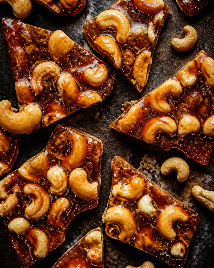 Cashew Praline Brittle